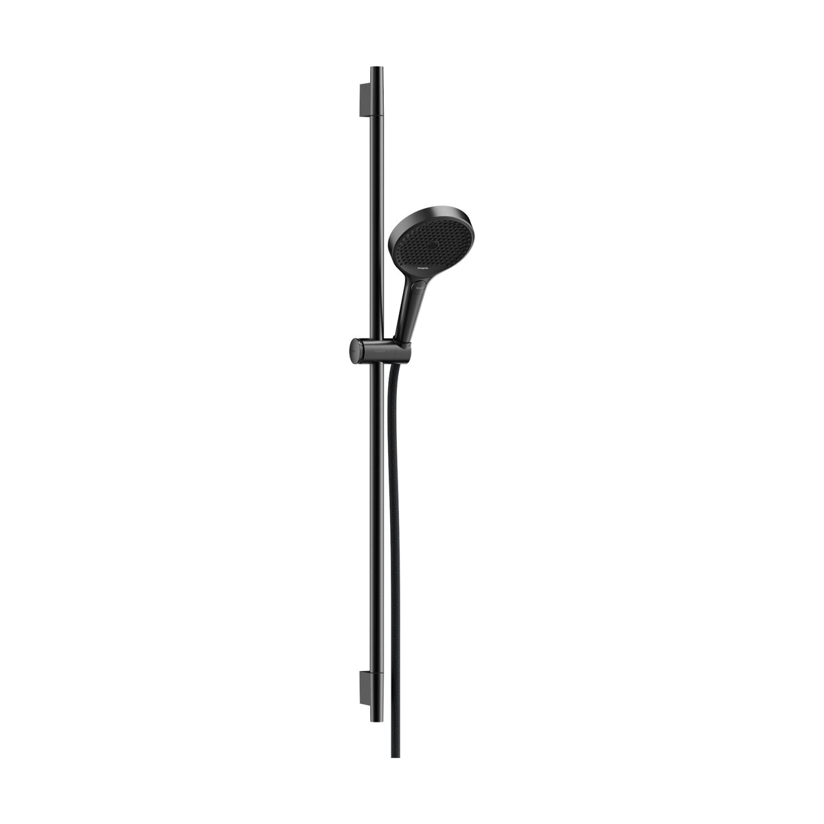 Hansgrohe-Rainfinity-Shower-set-130-3jet-EcoSmart-with-shower-bar-S-Puro-90-cm-push-slider-and-Designflex-textile-shower-hose-160-cm-Brushed-Black-Chrome-28744340