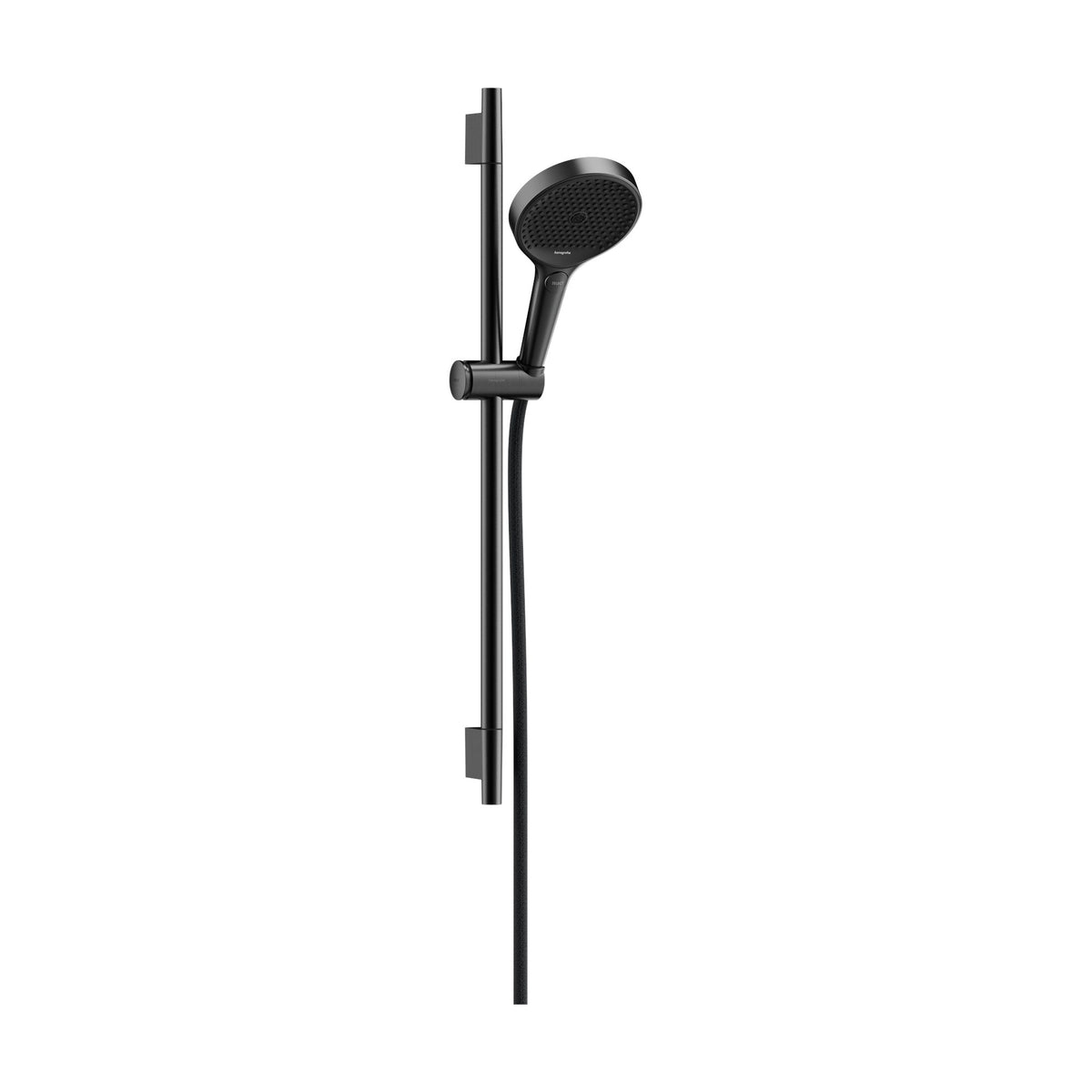 Hansgrohe-Rainfinity-Shower-set-130-3jet-with-shower-bar-S-Puro-65-cm-push-slider-and-Designflex-textile-shower-hose-160-cm-Brushed-Black-Chrome-28745340
