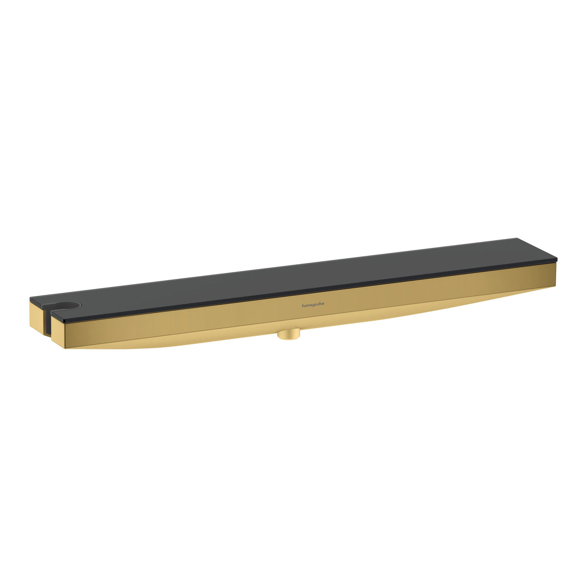 Hansgrohe Rainfinity Wall outlet Porter 500 with shower holder left and shower shelf Polished Gold Optic 26843990.jpg