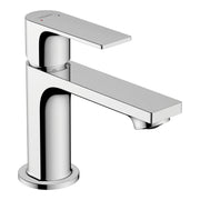Hansgrohe Rebris E Single lever basin mixer 80 with pop up waste set Chrome 72550000