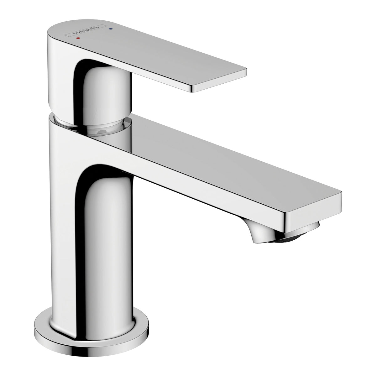 Hansgrohe Rebris E Single lever basin mixer 80 with pop up waste set Chrome 72550000