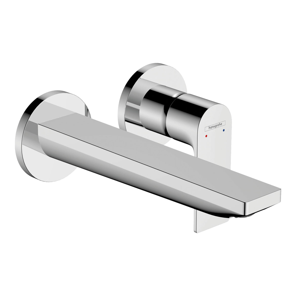 Hansgrohe Rebris E Single lever basin mixer for concealed installation wall mounted with spout 20 cm Chrome 72568000