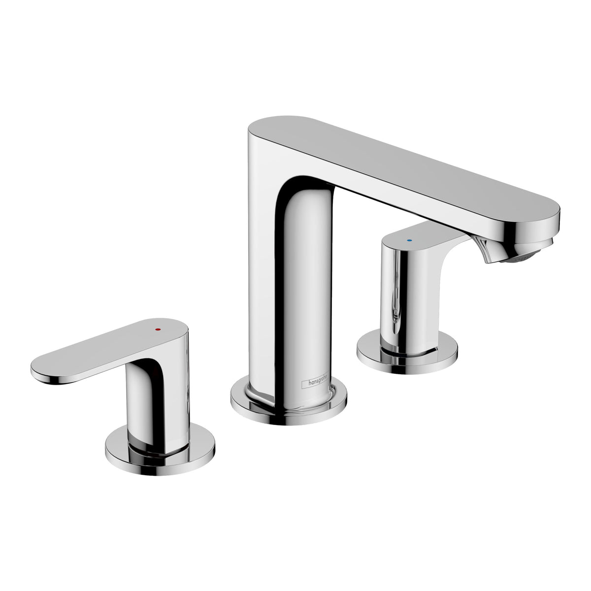 Hansgrohe Rebris S 3 hole basin mixer 110 with pop up waste set Chrome 72530000