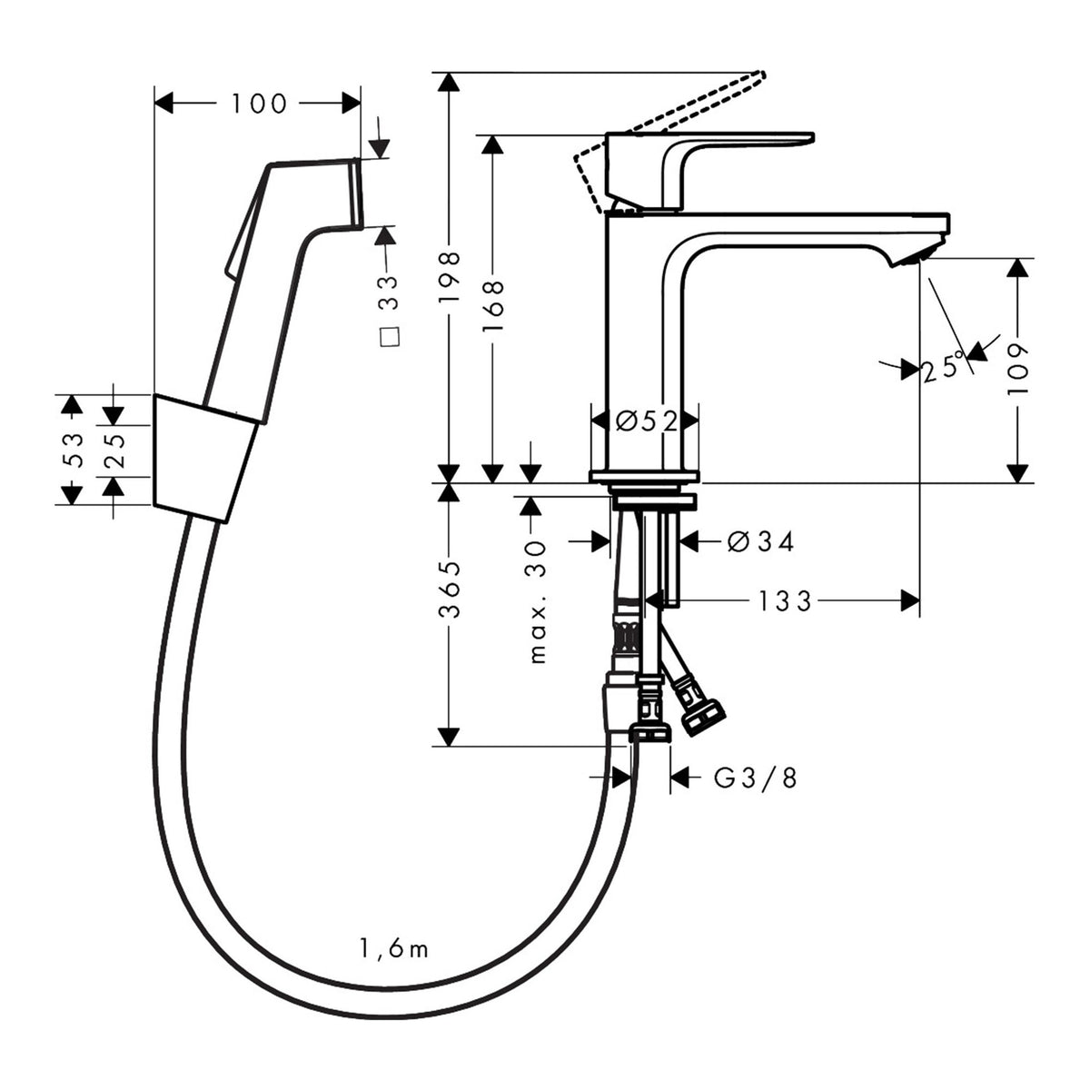 Hansgrohe-Rebris-S-Single-lever-basin-mixer-110-with-bidette-hand-shower-and-shower-hose-160-cm-without-waste-set-72215-technical-01