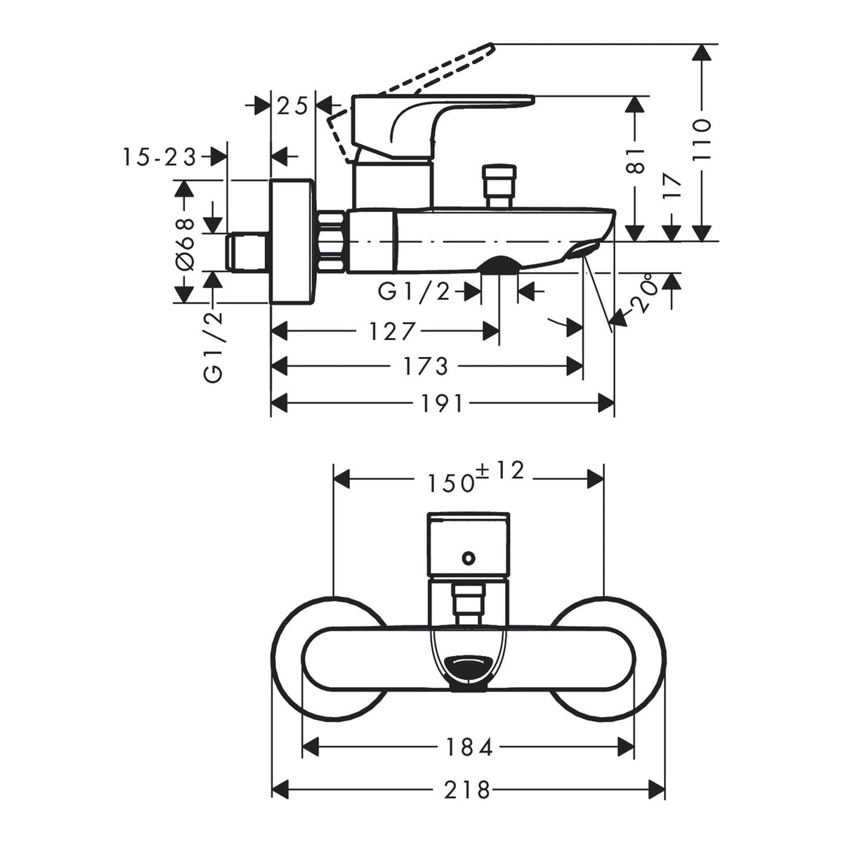 Hansgrohe-Rebris-S-Single-lever-bath-mixer-for-exposed-installation-72440-technical-01