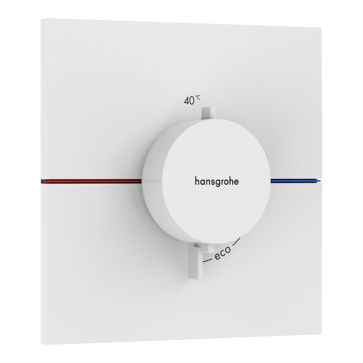 Hansgrohe ShowerSelect Comfort E Thermostat for concealed installation Matt White 15574700.jpg