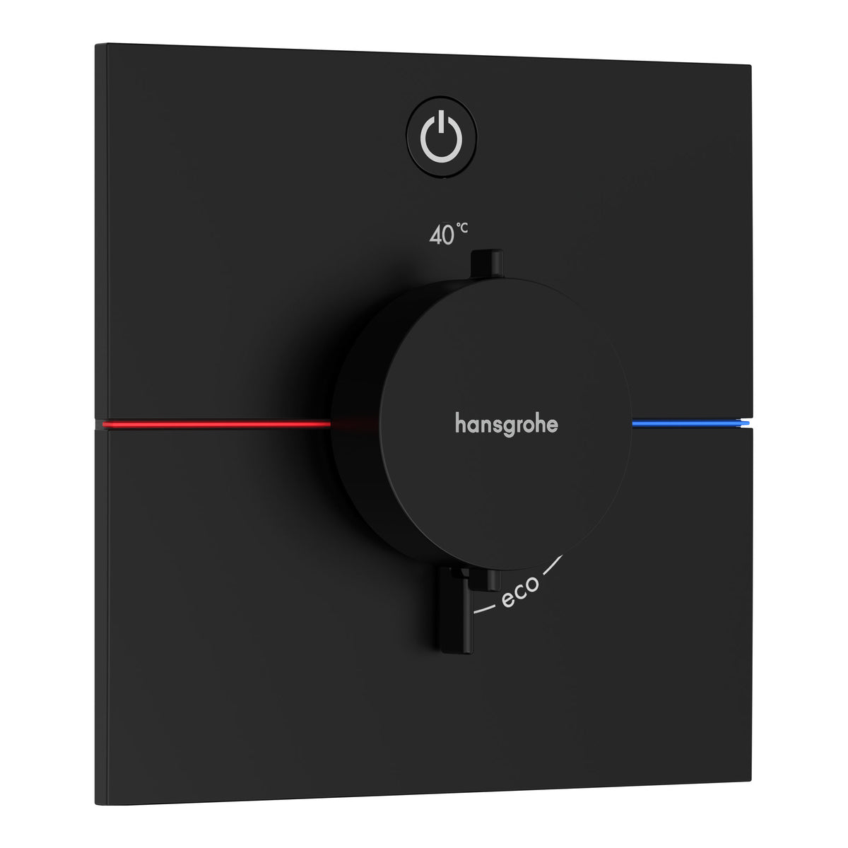 Hansgrohe ShowerSelect Comfort E Thermostat for concealed installation for 1 function Matt Black 15571670.jpg