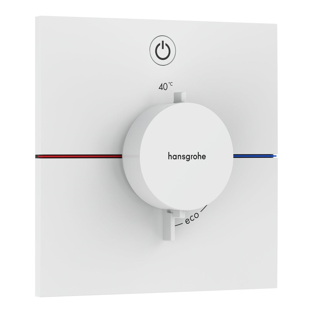 Hansgrohe ShowerSelect Comfort E Thermostat for concealed installation for 1 function Matt White 15571700.jpg