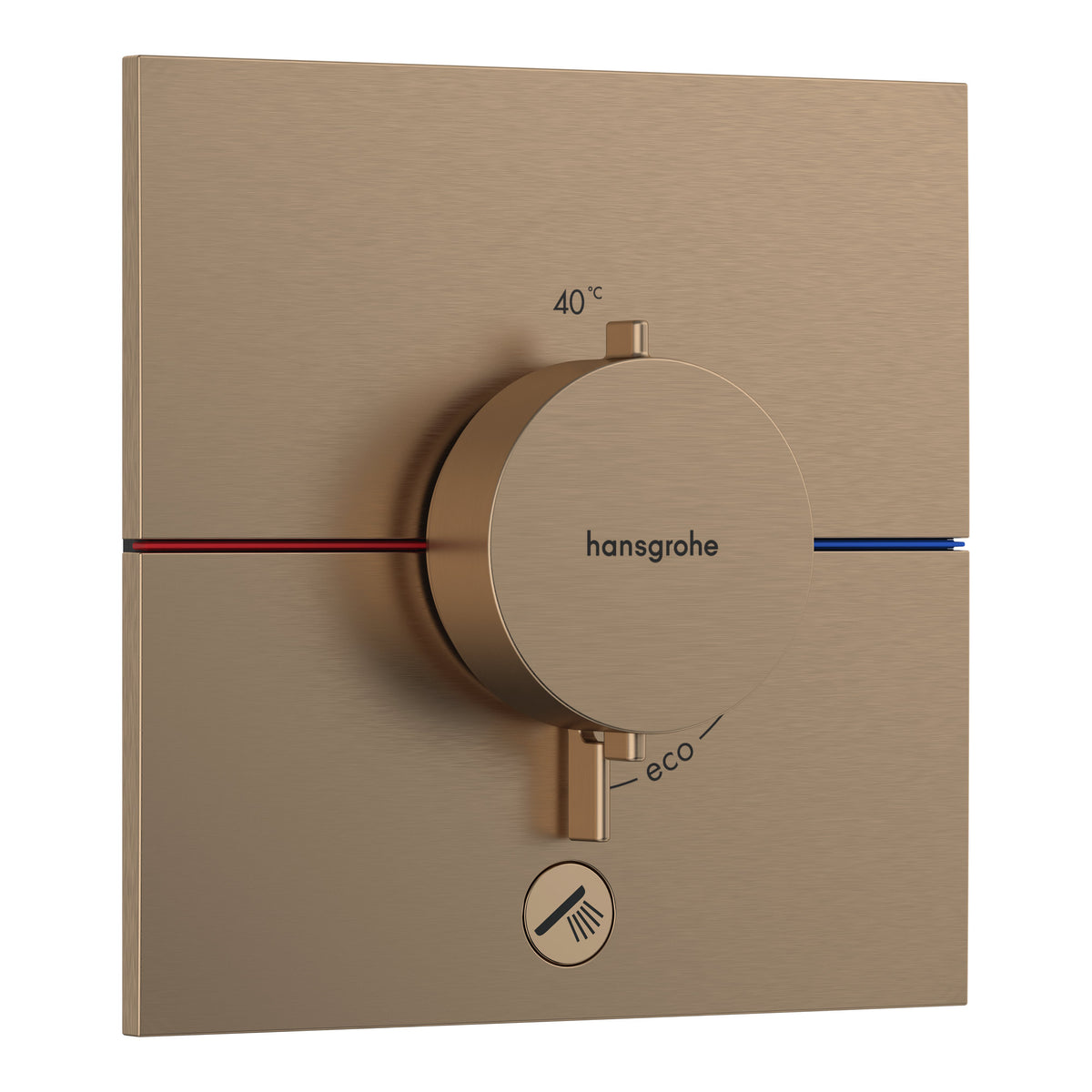 Hansgrohe ShowerSelect Comfort E Thermostat for concealed installation for 1 function and additional outlet Brushed Bronze 15575140.jpg
