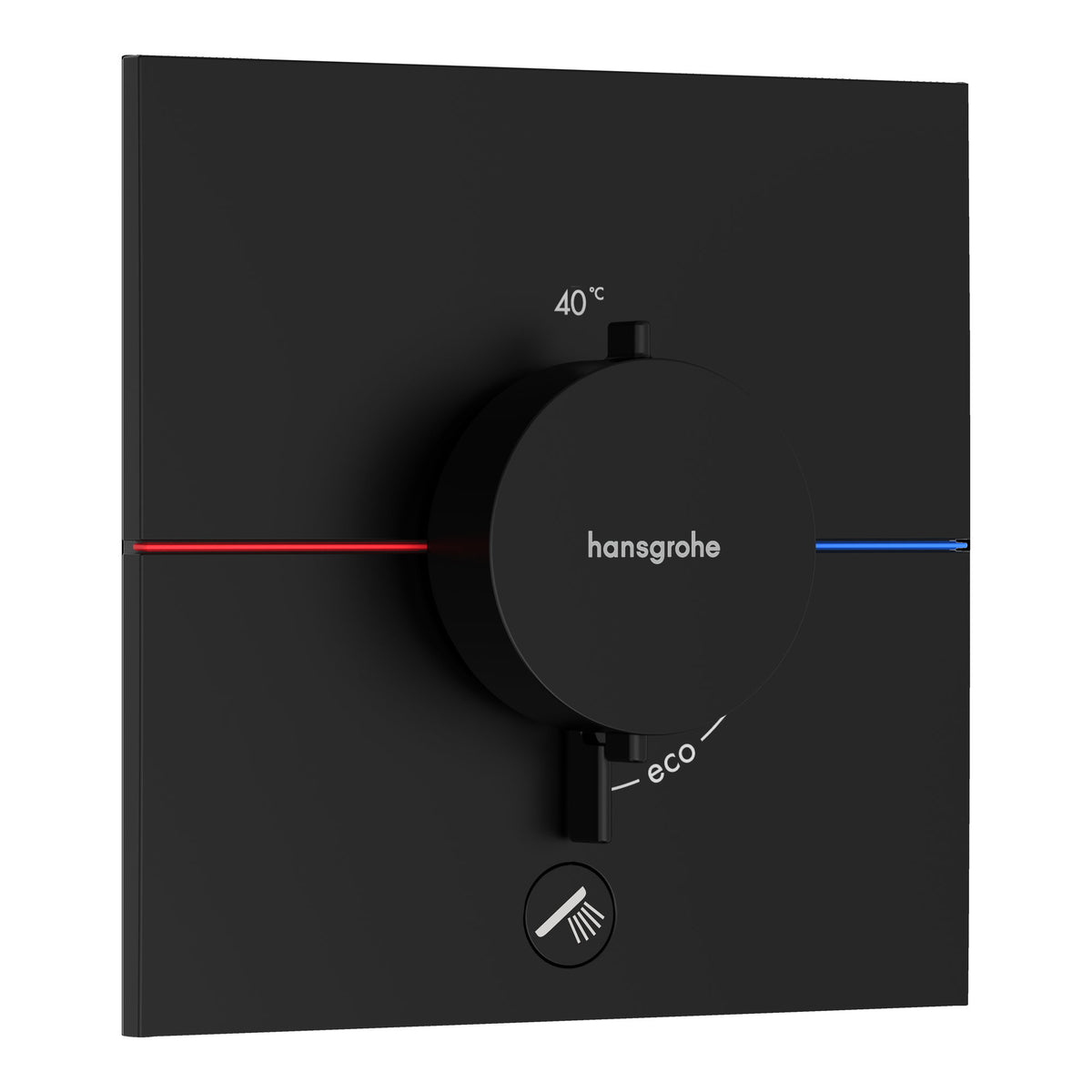 Hansgrohe ShowerSelect Comfort E Thermostat for concealed installation for 1 function and additional outlet Matt Black 15575670.jpg