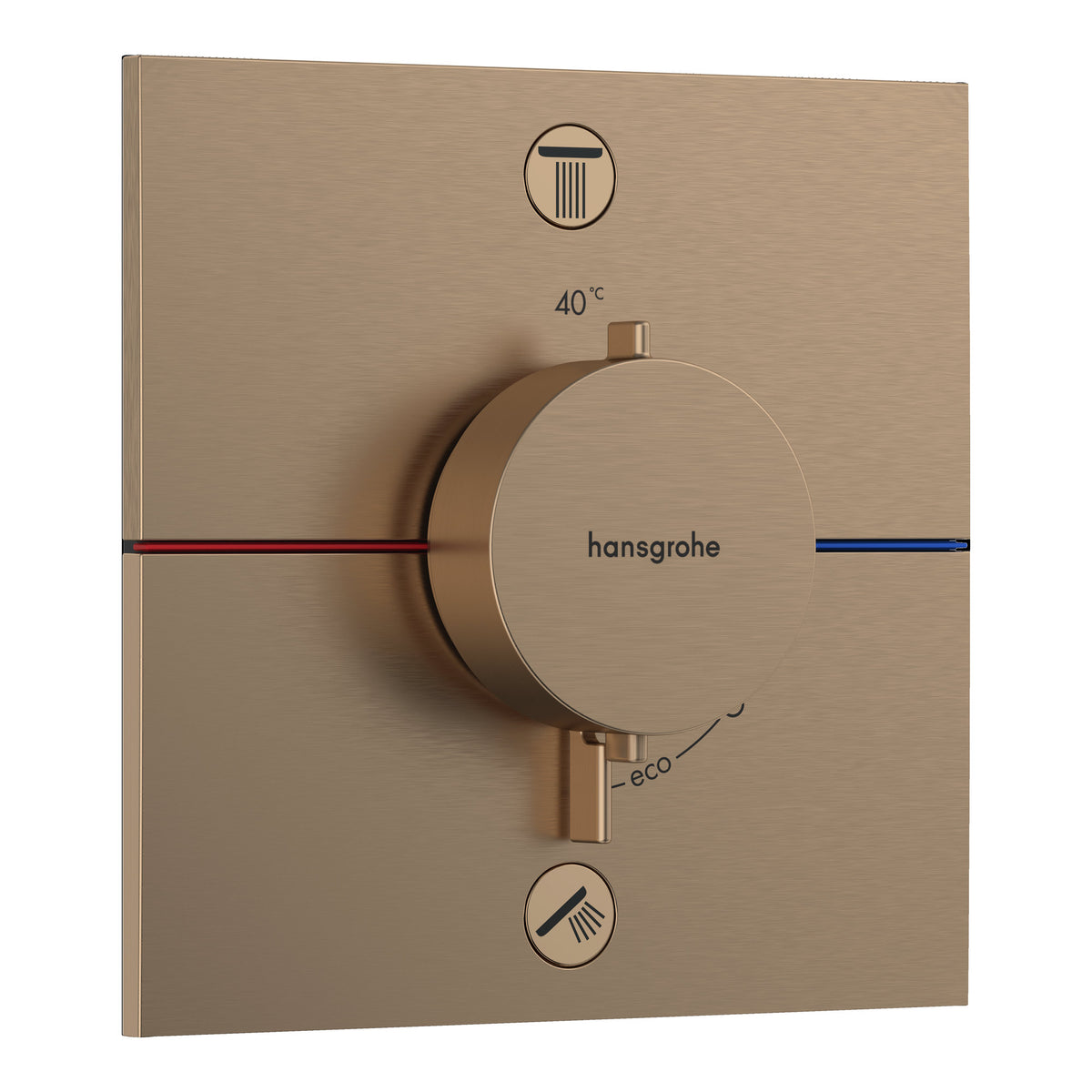 Hansgrohe ShowerSelect Comfort E Thermostat for concealed installation for 2 functions Brushed Bronze 15572140.jpg