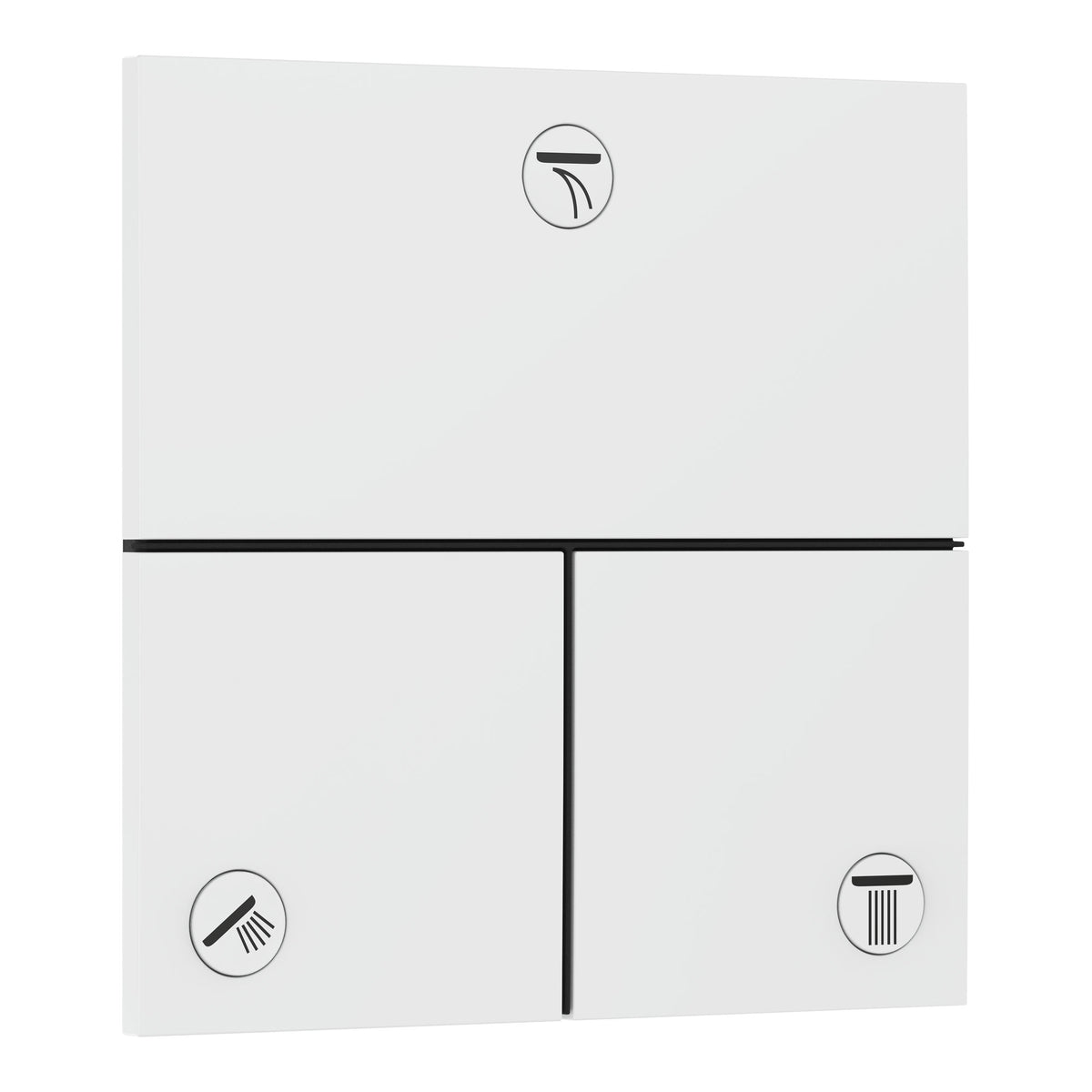 Hansgrohe ShowerSelect Comfort E Valve for concealed installation for 3 functions Matt White 15573700.jpg