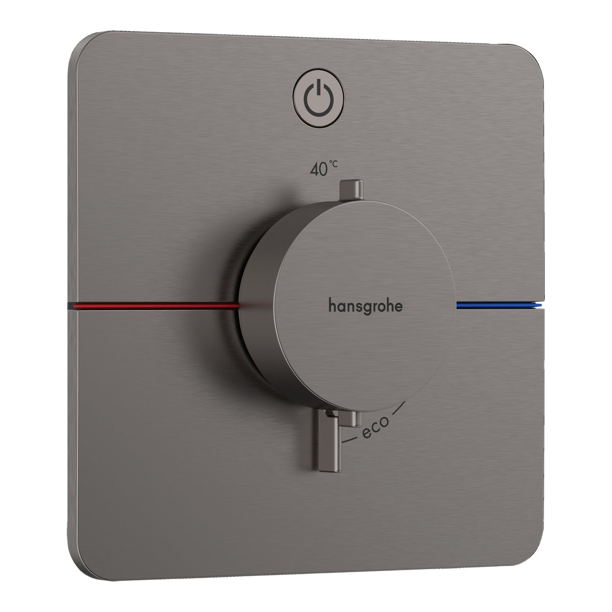 Hansgrohe ShowerSelect Comfort Q Thermostat for concealed installation for 1 function Brushed Black Chrome 15581340.jpg