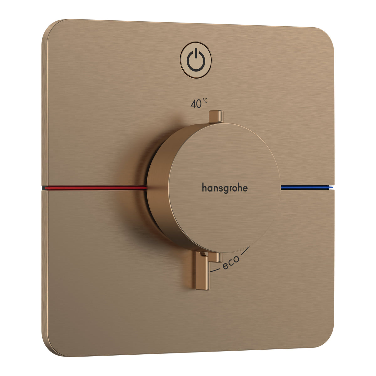 Hansgrohe ShowerSelect Comfort Q Thermostat for concealed installation for 1 function Brushed Bronze 15581140.jpg