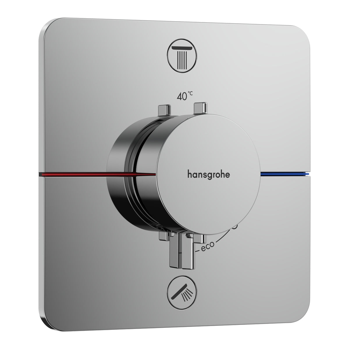 Hansgrohe ShowerSelect Comfort Q Thermostat for concealed installation for 2 functions Chrome 15583000.jpg