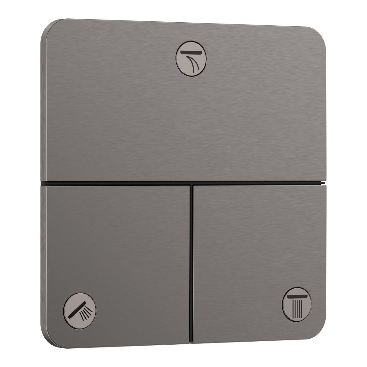 Hansgrohe ShowerSelect Comfort Q Valve for concealed installation for 3 functions Brushed Black Chrome 15587340.jpg