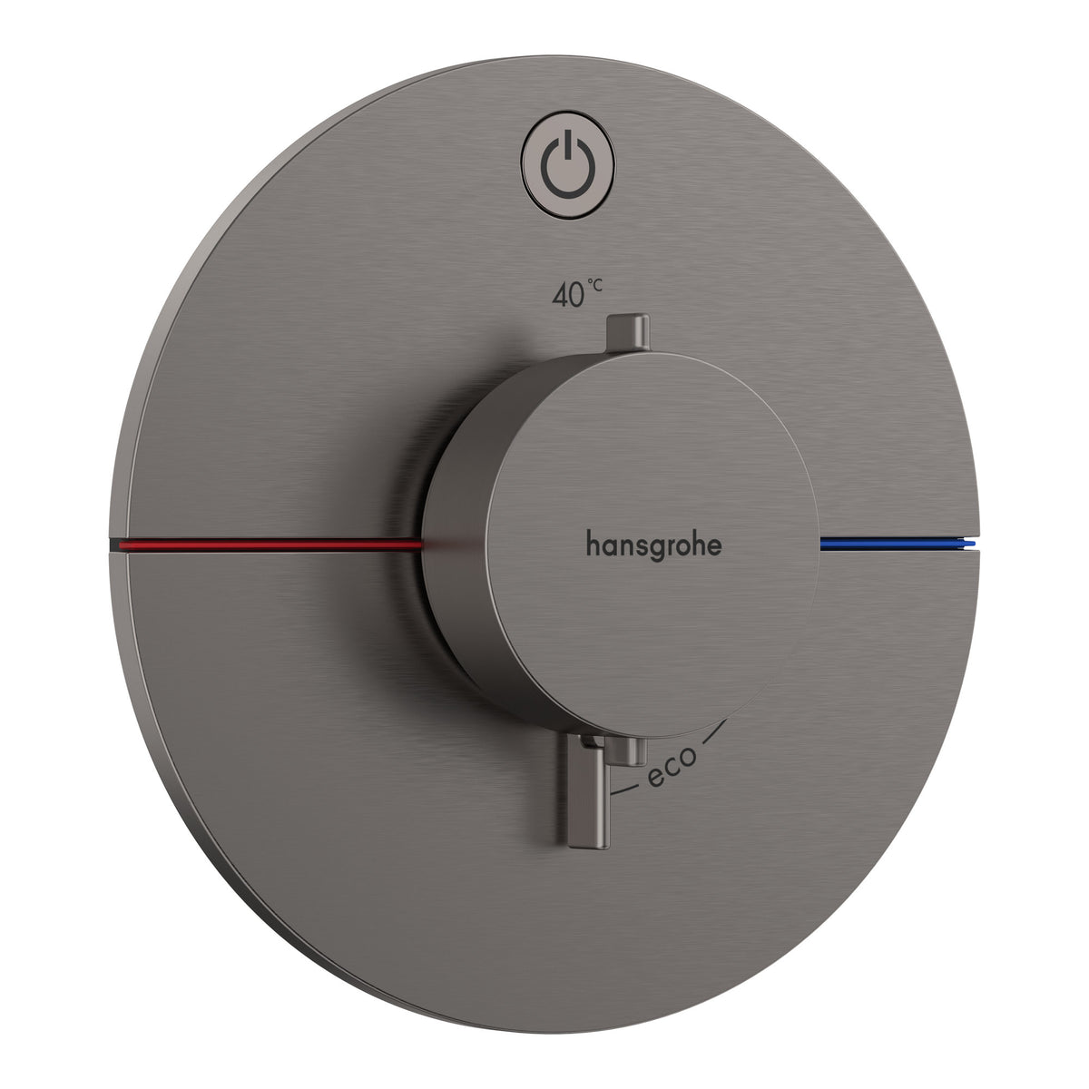 Hansgrohe ShowerSelect Comfort S Thermostat for concealed installation for 1 function Brushed Black Chrome 15553340.jpg
