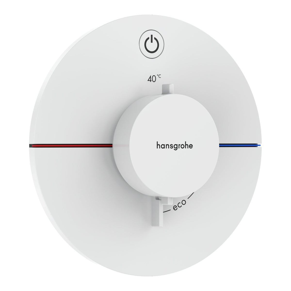 Hansgrohe ShowerSelect Comfort S Thermostat for concealed installation for 1 function Matt White 15553700.jpg
