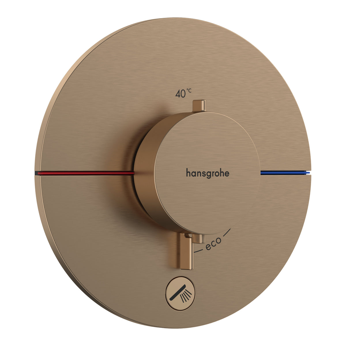 Hansgrohe ShowerSelect Comfort S Thermostat for concealed installation for 1 function and additional outlet Brushed Bronze 15562140.jpg