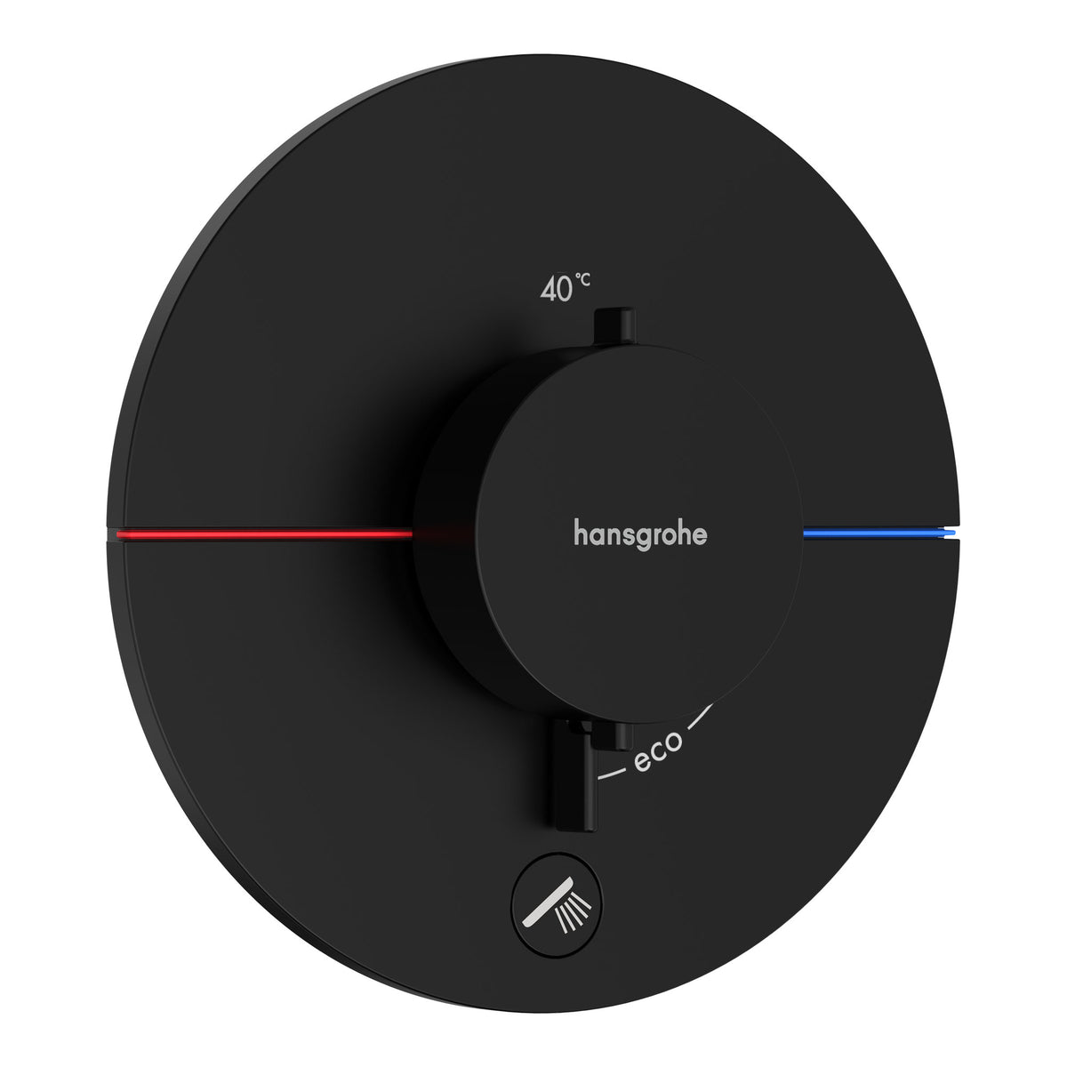 Hansgrohe ShowerSelect Comfort S Thermostat for concealed installation for 1 function and additional outlet Matt Black 15562670.jpg
