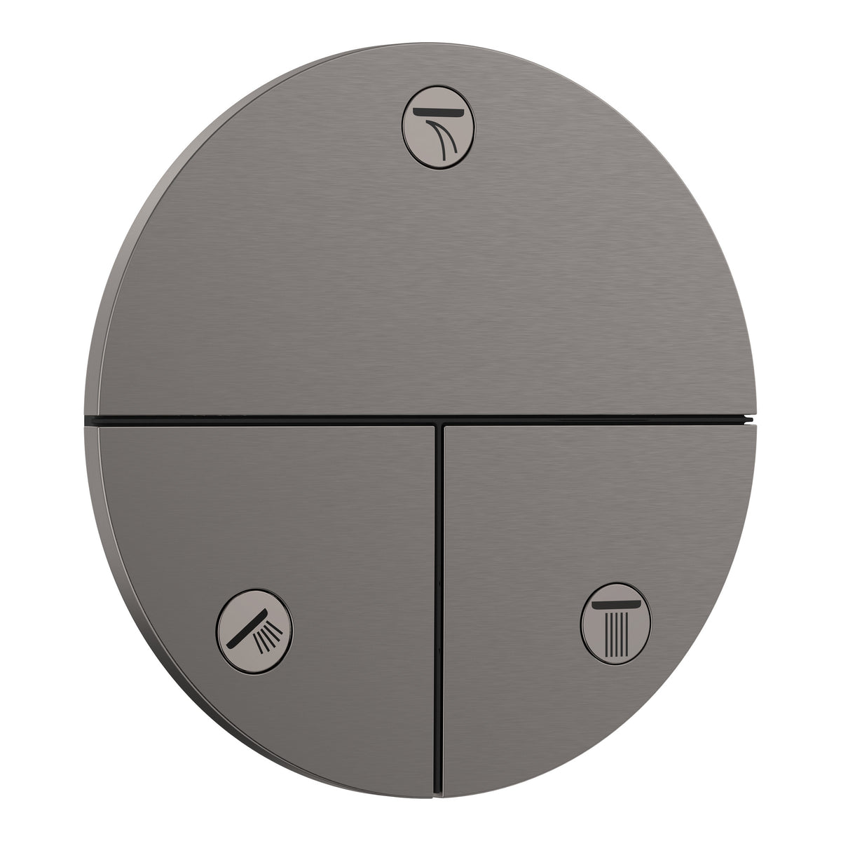 Hansgrohe ShowerSelect Comfort S Valve for concealed installation for 3 functions Brushed Black Chrome 15558340.jpg