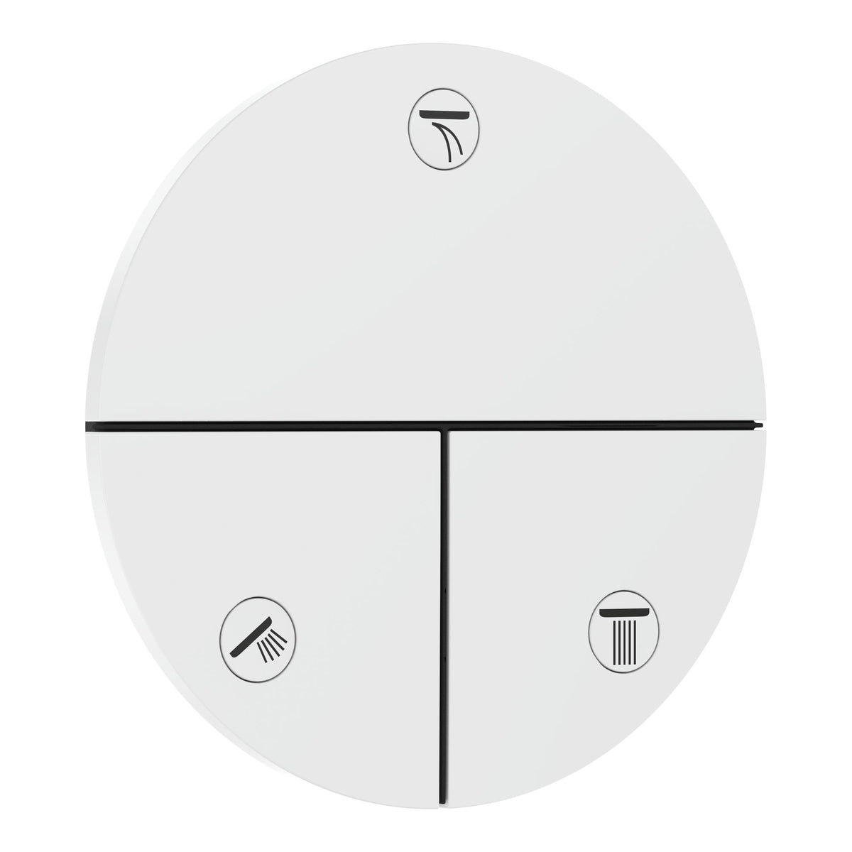 Hansgrohe ShowerSelect Comfort S Valve for concealed installation for 3 functions Matt White 15558700.jpg