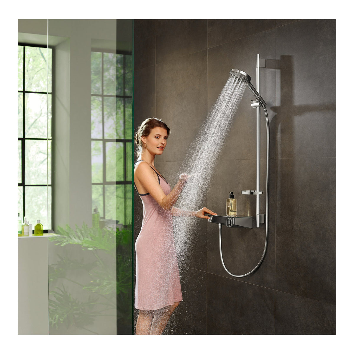 Hansgrohe-ShowerTablet-Select-Shower-thermostat-300-for-exposed-installation-Chrome-13171000-02