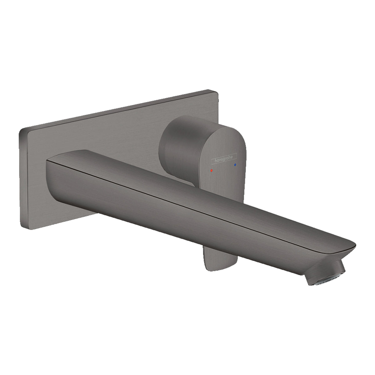 Hansgrohe-Talis-E-Single-lever-basin-mixer-for-concealed-installation-wall-mounted-with-spout-22-5-cm-Brushed-Black-Chrome-71734340
