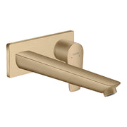 Hansgrohe-Talis-E-Single-lever-basin-mixer-for-concealed-installation-wall-mounted-with-spout-22-5-cm-Brushed-Bronze-71734140