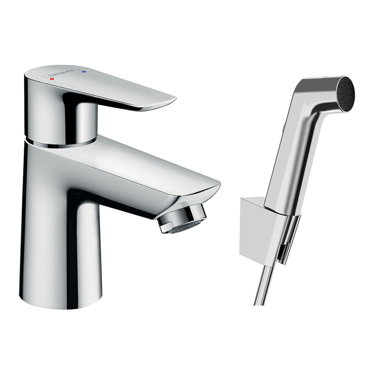 Hansgrohe-Talis-E-Single-lever-basin-mixer-with-bidette-hand-shower-and-shower-hose-160-cm-Chrome-71729000
