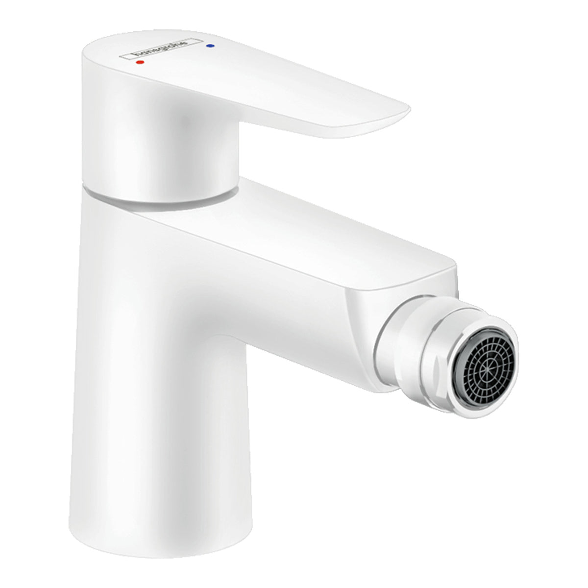 Hansgrohe Talis E Single lever bidet mixer with pop up waste set Matt White 71720700.jpg
