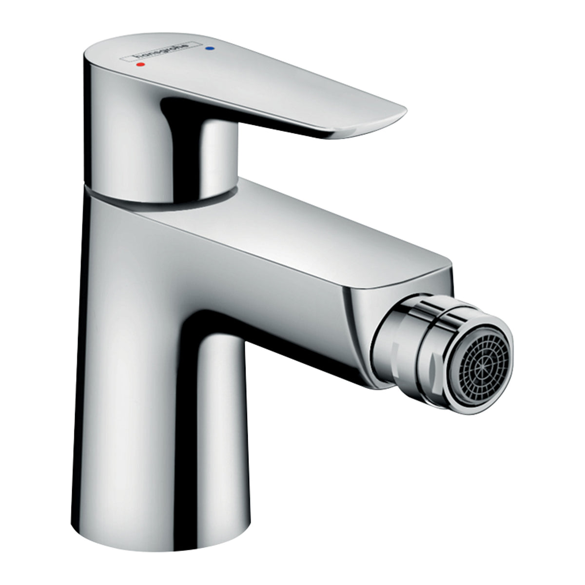 Hansgrohe-Talis-E-Single-lever-bidet-mixer-with-push-open-waste-set-Chrome-71721000