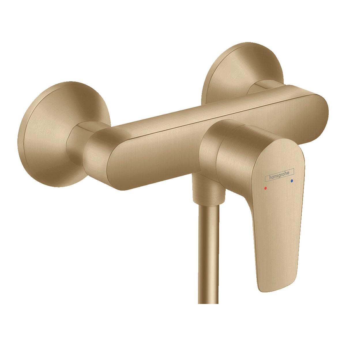 Hansgrohe-Talis-E-Single-lever-shower-mixer-for-exposed-installation-Brushed-Bronze-71760140
