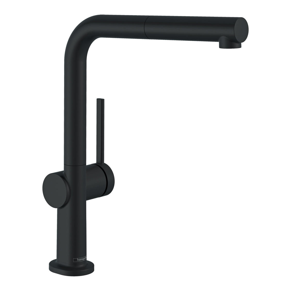 Hansgrohe Talis M54 Single lever kitchen mixer 270 EcoSmart pull out spout 1jet Matt Black 72845670.jpg