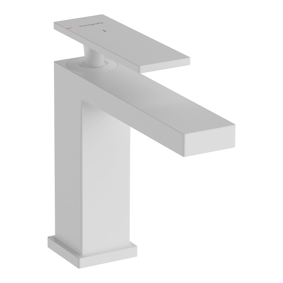 Hansgrohe Tecturis E Single lever basin mixer 110 CoolStart EcoSmart with pop up waste set Matt White 73014700.jpg