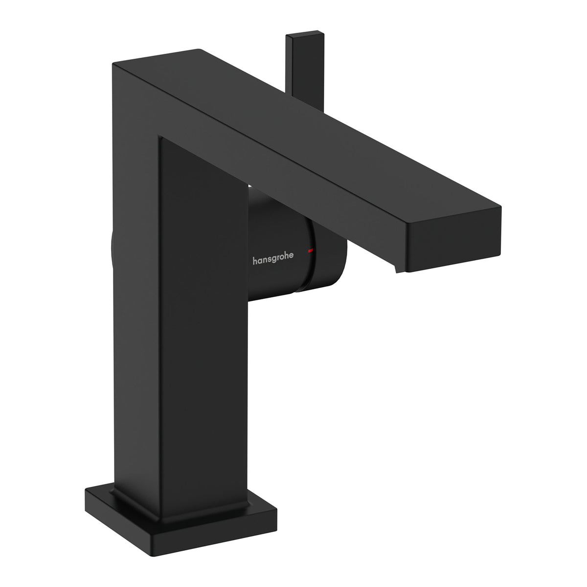 Hansgrohe Tecturis E Single lever basin mixer 110 Fine CoolStart EcoSmart with pop up waste set Matt Black 73023670.jpg