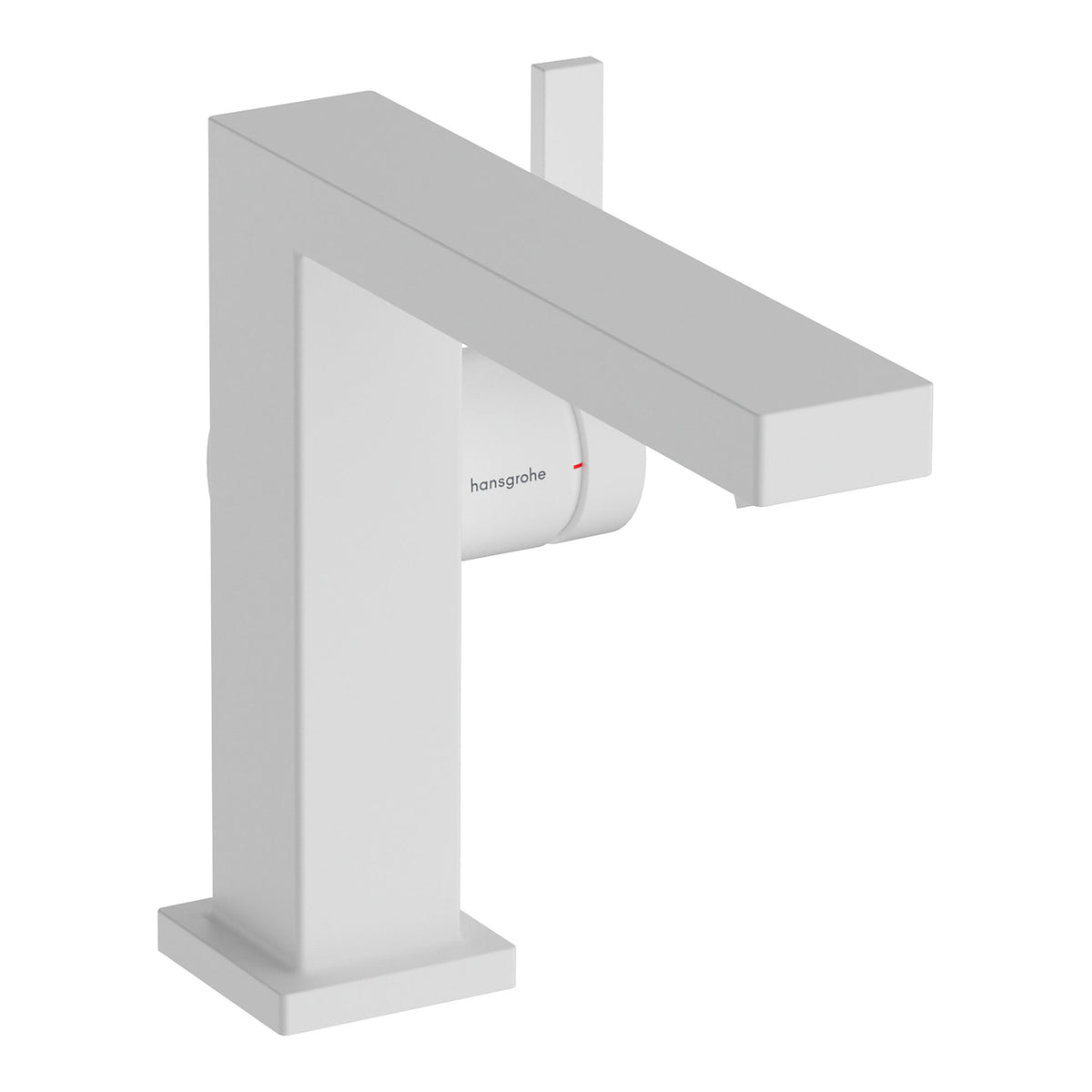 Hansgrohe Tecturis E Single lever basin mixer 110 Fine CoolStart EcoSmart with pop up waste set Matt White 73023700.jpg