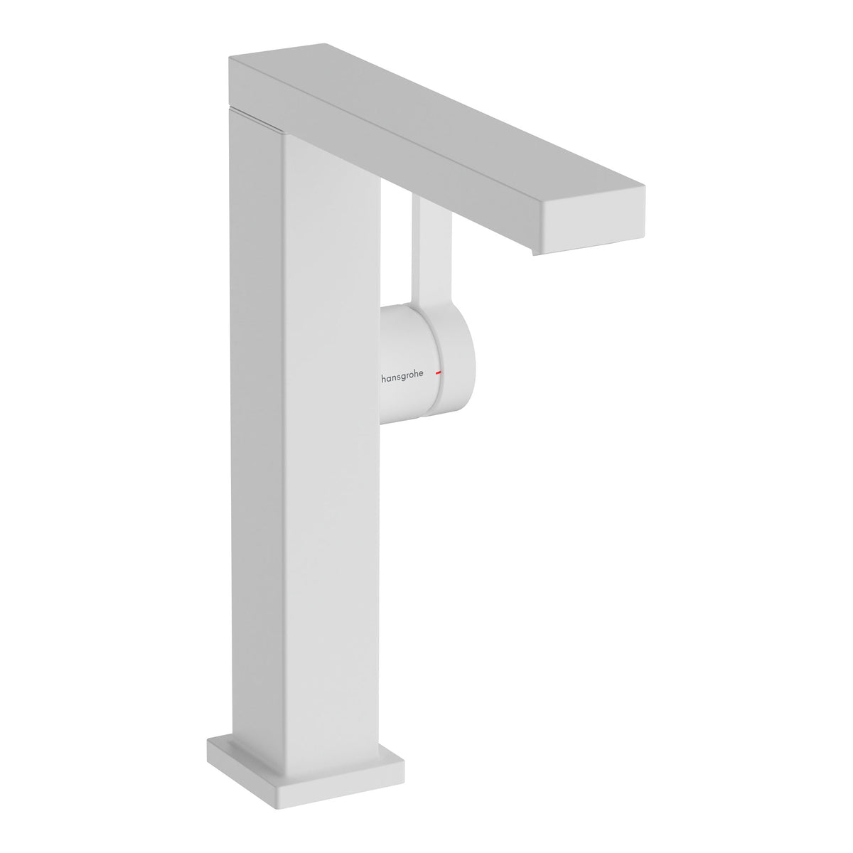 Hansgrohe Tecturis E Single lever basin mixer 210 Fine CoolStart with swivel spout and push open waste set Matt White 73063700.jpg