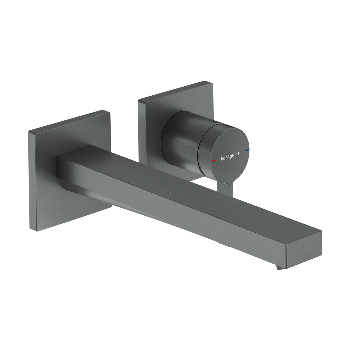 Hansgrohe-Tecturis-E-Single-lever-basin-mixer-for-concealed-installation-wall-mounted-EcoSmart-with-spout-22-5-cm-Brushed-Black-Chrome-73051340