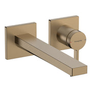 Hansgrohe Tecturis E Single lever basin mixer for concealed installation wall mounted EcoSmart with spout 22 5 cm Brushed Bronze 73051140.jpg