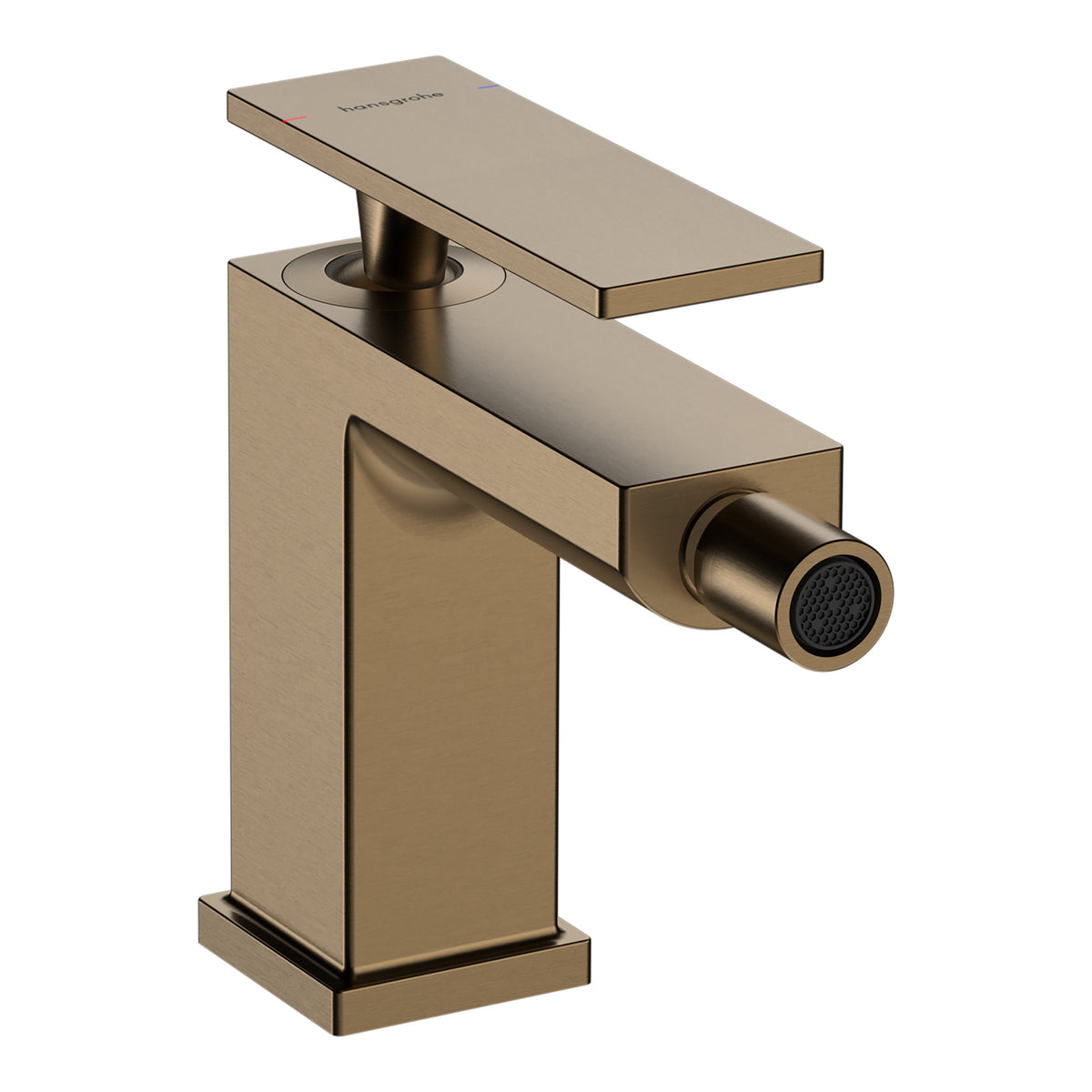 Hansgrohe Tecturis E Single lever bidet mixer with pop up waste set Brushed Bronze 73200140.jpg