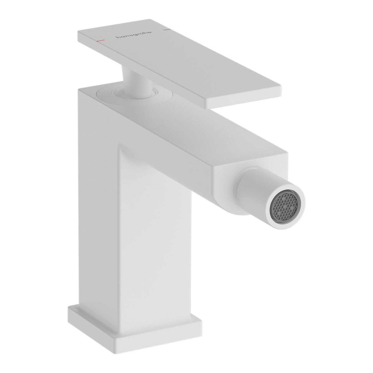 Hansgrohe Tecturis E Single lever bidet mixer with pop up waste set Matt White 73200700.jpg