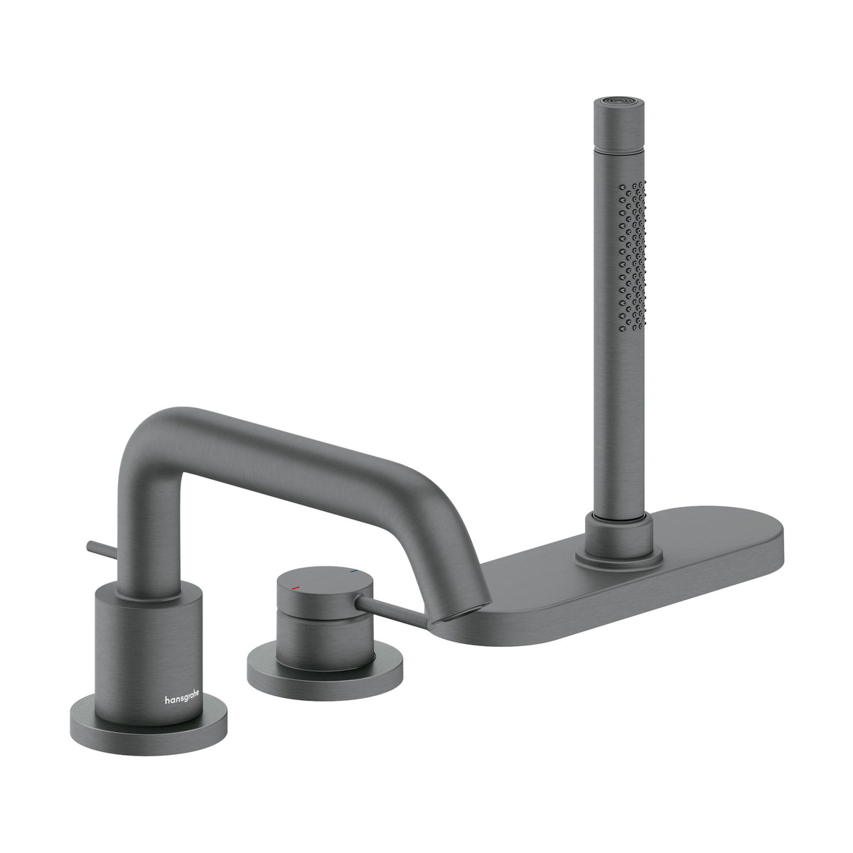 Hansgrohe-Tecturis-S-3-hole-rim-mounted-single-lever-bath-mixer-with-sBox-Brushed-Black-Chrome-73447340