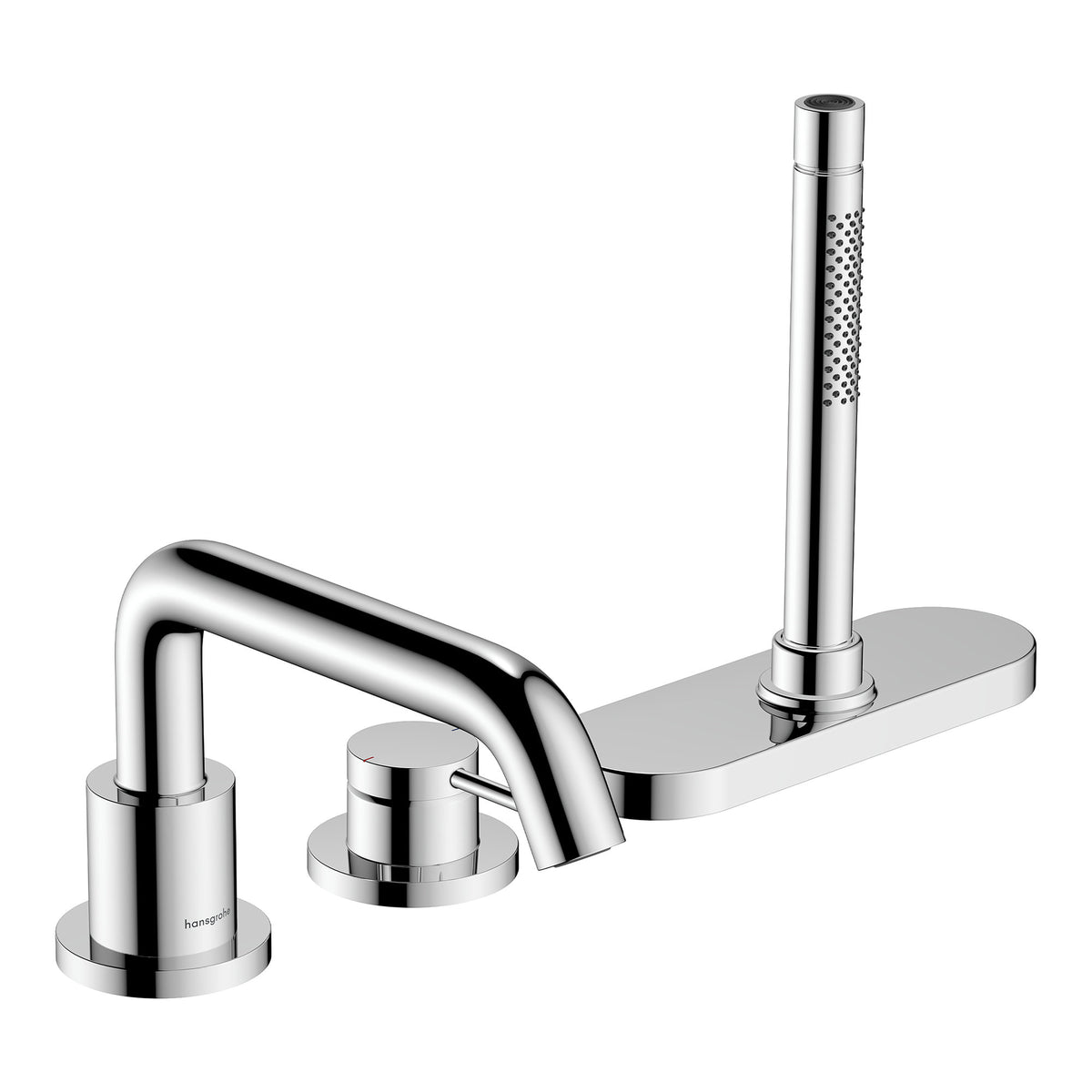 Hansgrohe Tecturis S 3 hole rim mounted single lever bath mixer with sBox Chrome 73447000.jpg
