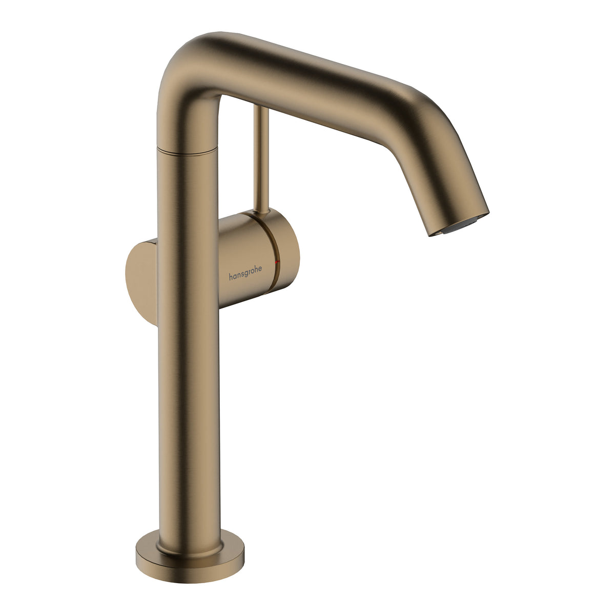 Hansgrohe Tecturis S Single lever basin mixer 210 Fine CoolStart EcoSmart with swivel spout and push open waste set Brushed Bronze 73360140.jpg