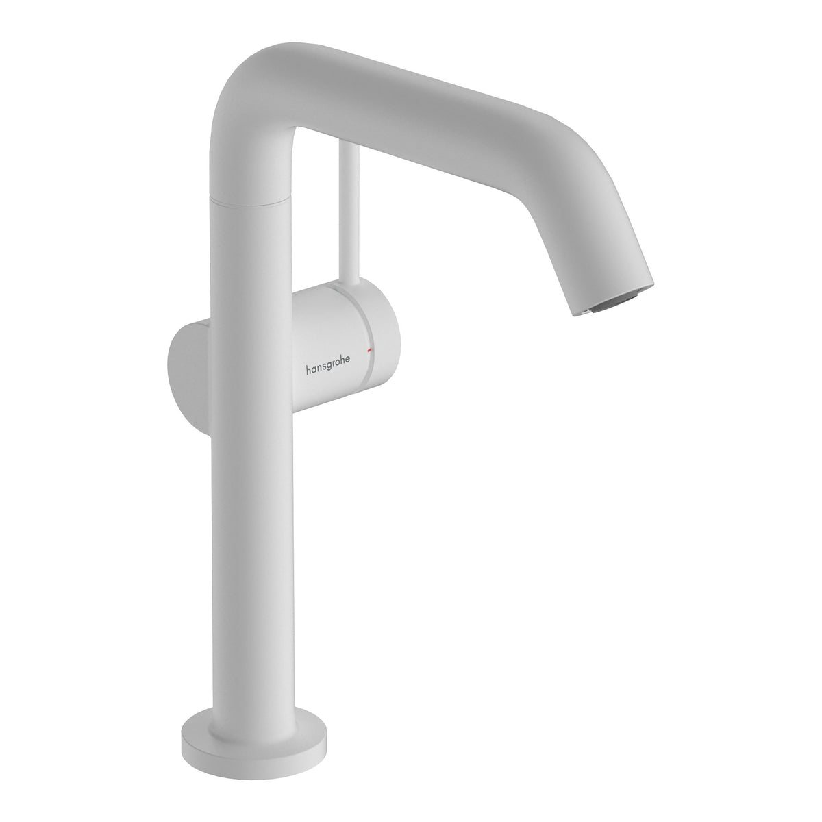 Hansgrohe Tecturis S Single lever basin mixer 210 Fine CoolStart EcoSmart with swivel spout and push open waste set Matt White 73360700.jpg