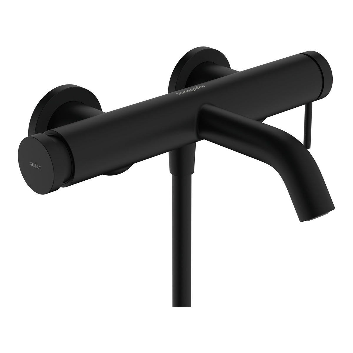 Hansgrohe Tecturis S Single lever bath mixer for exposed installation Matt Black 73422670.jpg