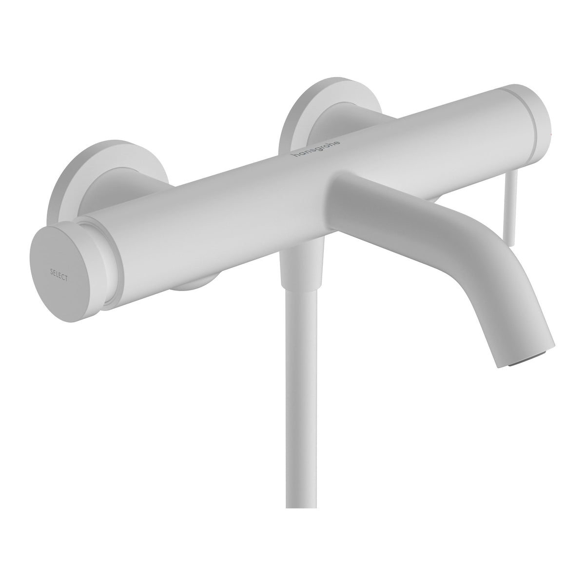 Hansgrohe Tecturis S Single lever bath mixer for exposed installation Matt White 73422700.jpg