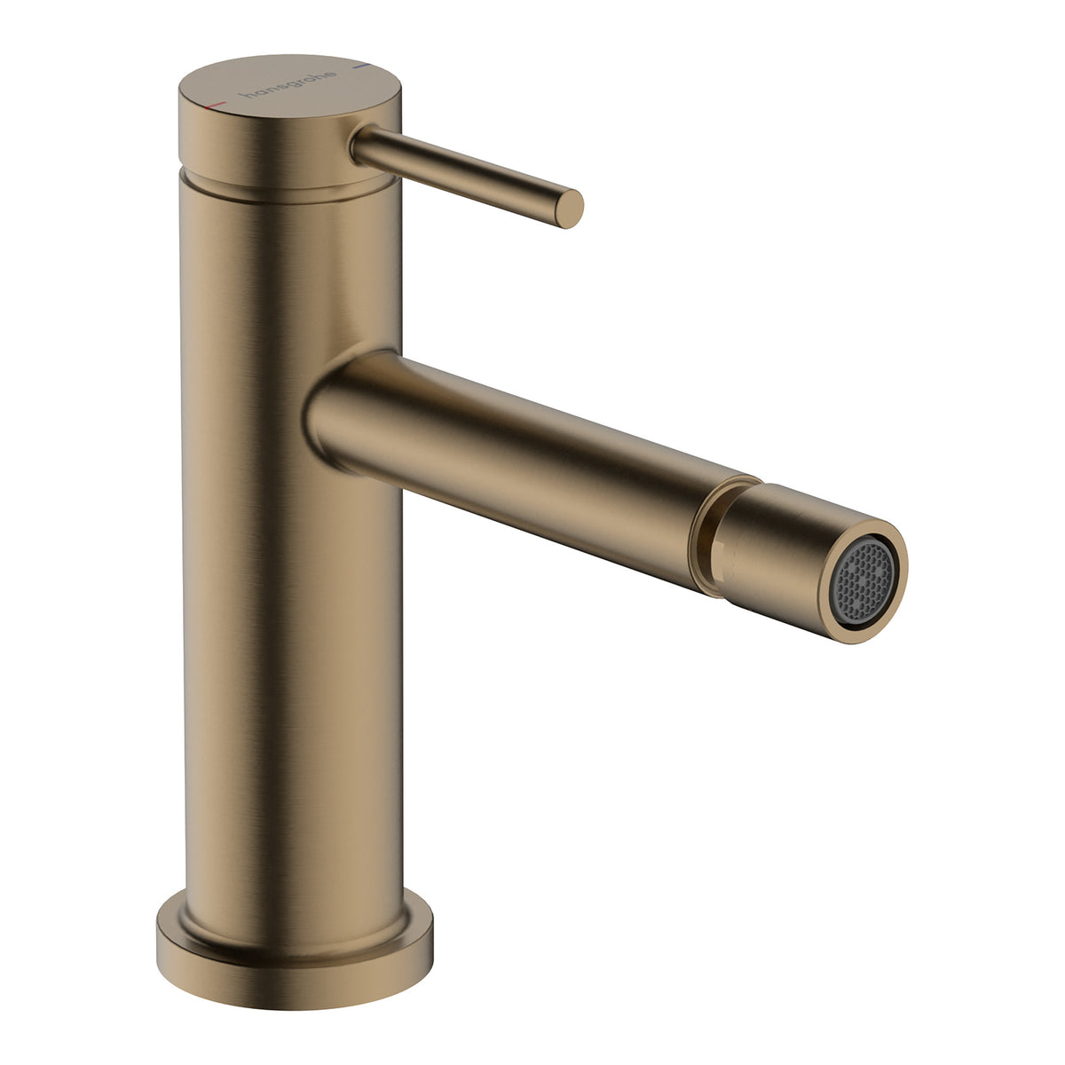 Hansgrohe Tecturis S Single lever bidet mixer with pop up waste set Brushed Bronze 73201140.jpg