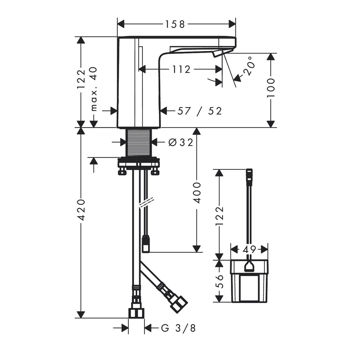 Hansgrohe-Vernis-Blend-Electronic-basin-mixer-with-temperature-pre-adjustment-battery-operation-71502-technical-01
